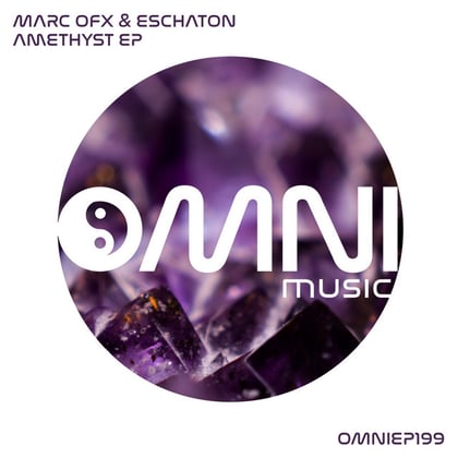 Amethyst EP album by Eschaton & Marc OFX - Drum and Bass Cover Art
