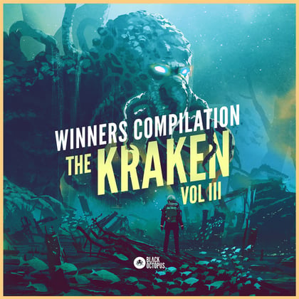 The Kraken Winners Compilation Vol.3 album by CPTL PNSHMNT - Drum and Bass Cover Art