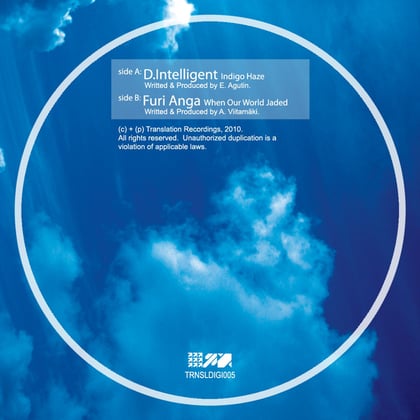 Indigo Haze / When Our World Jaded album by Furi Anga - Drum and Bass Cover Art