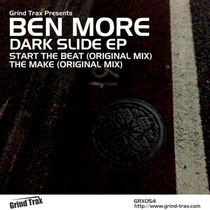Dark Slide EP album by Ben More - Drum and Bass Cover Art