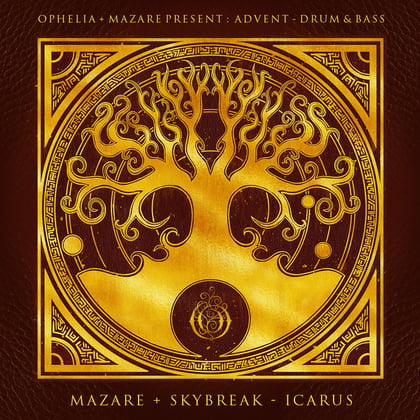 Icarus album by Mazare - Drum and Bass Cover Art