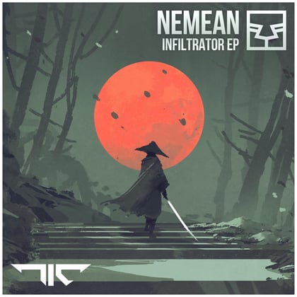 Infiltrator EP album by Nemean - Drum and Bass Cover Art