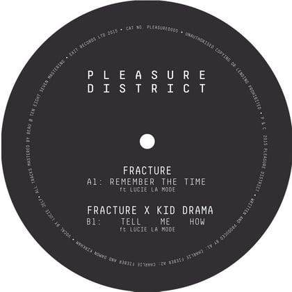 Pleasure District 005 album by Fracture - Drum and Bass Cover Art