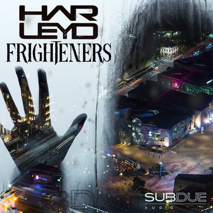 Frighteners album by Harley D - Drum and Bass Cover Art