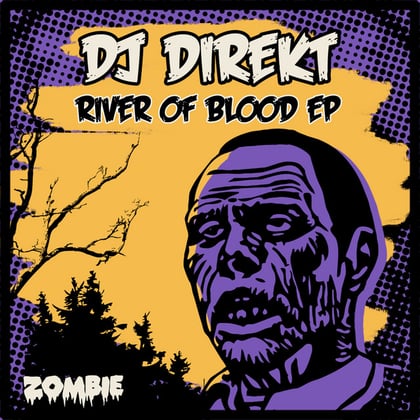 River Of Blood EP album by DJ Direkt - Drum and Bass Cover Art