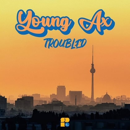 Troubled album by Young Ax & Kryptic Minds - Drum and Bass Cover Art