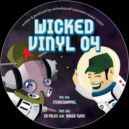 WickedVinyl04 album by Wickedsquad - Drum and Bass Cover Art