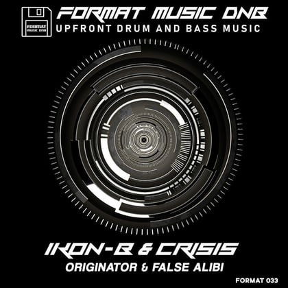 Originator & False alibi album by Ikon-B - Drum and Bass Cover Art