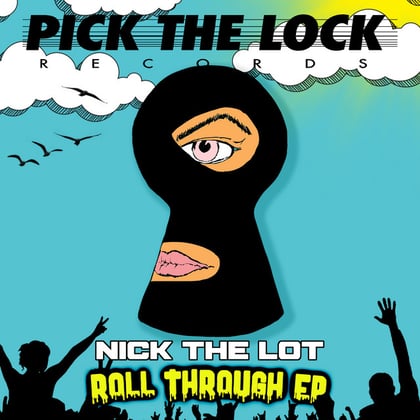 Roll Through EP album by Nick The Lot - Drum and Bass Cover Art