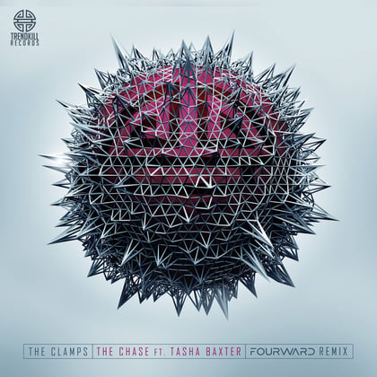 The Chase (Fourward Remix) album by The Clamps, Fourward & Tasha Baxter - Drum and Bass Cover Art