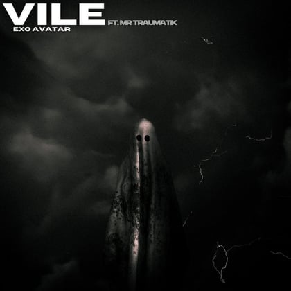 Vile album by Exo Avatar - Drum and Bass Cover Art