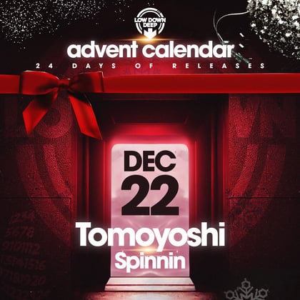 Spinnin album by Tomoyoshi - Drum and Bass Cover Art