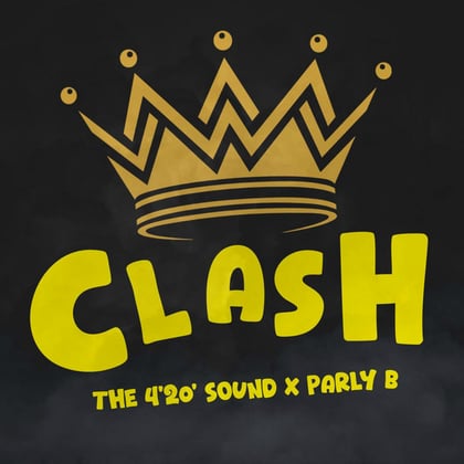 Clash album by Parly B - Drum and Bass Cover Art