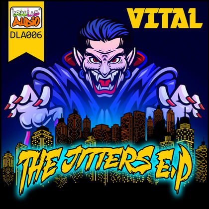The Jitters EP album by Vital - Drum and Bass Cover Art
