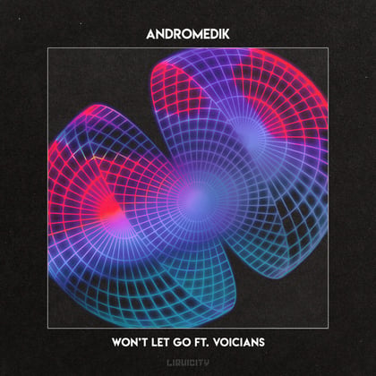 Won't Let Go album by Andromedik & Voicians - Drum and Bass Cover Art