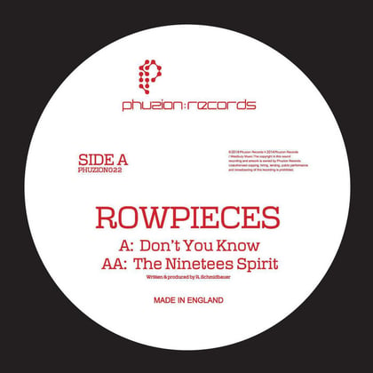 Don't You Know / The Ninetees Spirit album by Rowpieces - Drum and Bass Cover Art