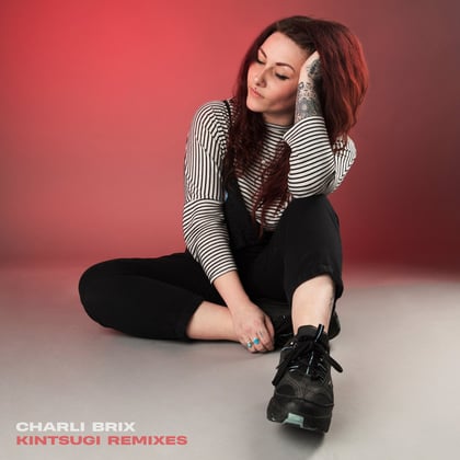 Kintsugi Remixes album by Charli Brix - Drum and Bass Cover Art