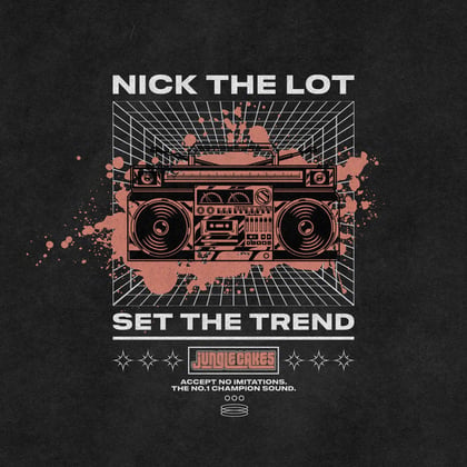 Set The Trend album by Nick The Lot - Drum and Bass Cover Art