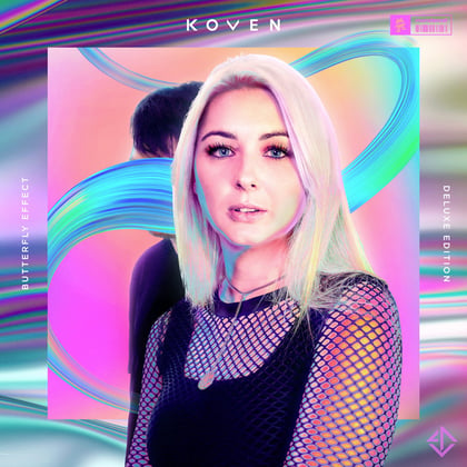 Butterfly Effect (Deluxe) album by Koven - Drum and Bass Cover Art