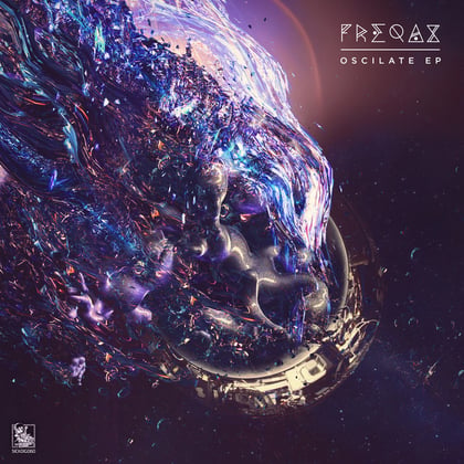 Oscilate EP album by Freqax - Drum and Bass Cover Art