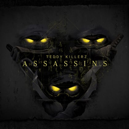 Assassins album by A.M.C & Teddy Killerz - Drum and Bass Cover Art