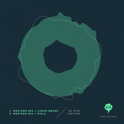 Be Mine / Fortune album by Liquid Waves - Drum and Bass Cover Art