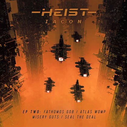 Iacon LP Pt 2 album by Spaow, Zero G & Heist - Drum and Bass Cover Art