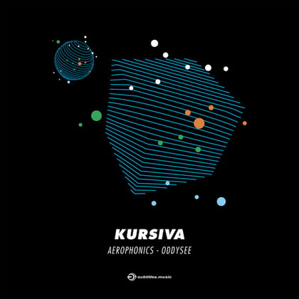 Aerophonics / Oddysee album by Kursiva - Drum and Bass Cover Art