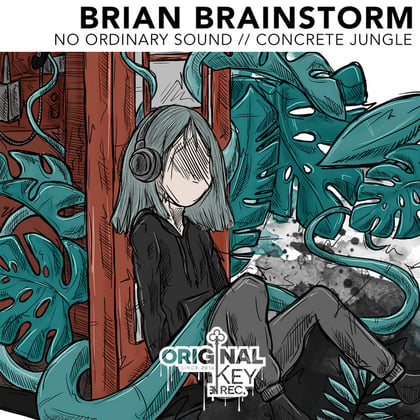 No Ordinary Sound / Concrete Jungle album by Brian Brainstorm - Drum and Bass Cover Art