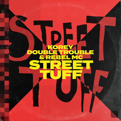 Street Tuff album by Rebel MC - Drum and Bass Cover Art