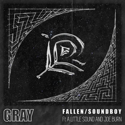 Fallen/Soundboy album by Gray, A Little Sound & Joe Burn - Drum and Bass Cover Art