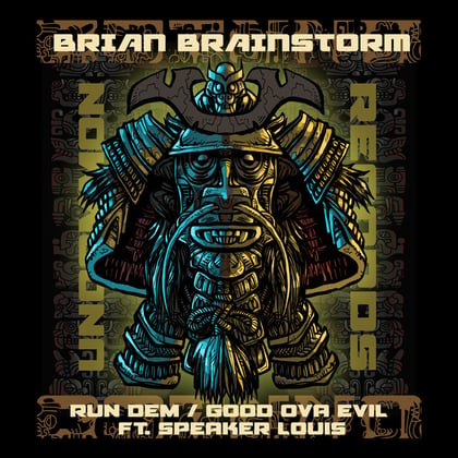 Run Dem album by Brian Brainstorm - Drum and Bass Cover Art