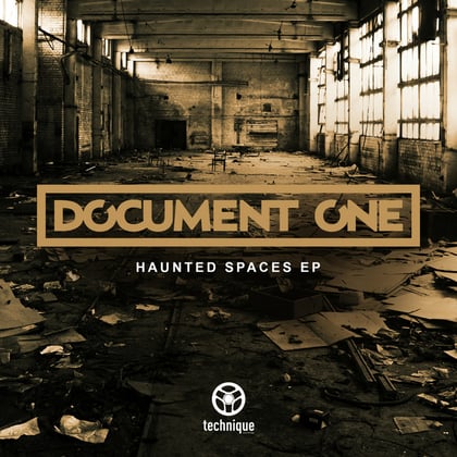 Haunted Spaces EP album by Document One - Drum and Bass Cover Art