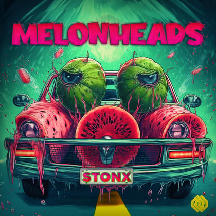 Melonheads album by Stonx - Drum and Bass Cover Art