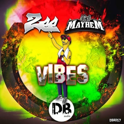 Vibes album by MC Zee - Drum and Bass Cover Art