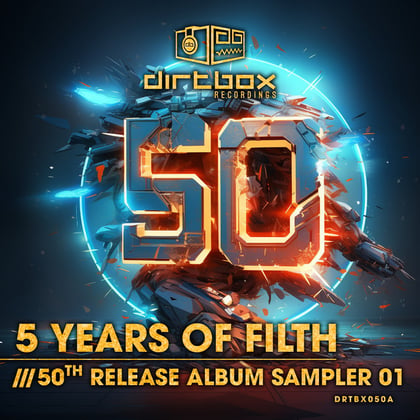 5 Years Of Filth- 50th Release Album Sampler 1 album by Varkid, Resurgence & TRCD - Drum and Bass Cover Art