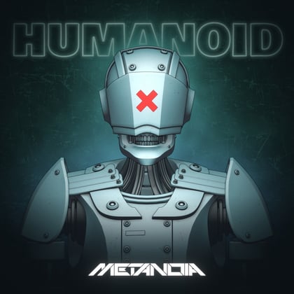 Humanoid album by Metanoia - Drum and Bass Cover Art