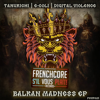 Balkan Madness EP album by Tanukichi - Drum and Bass Cover Art