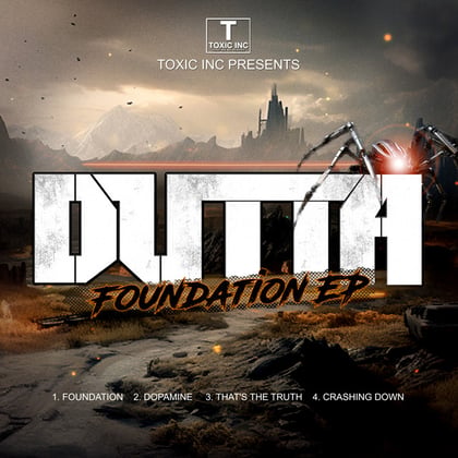 Foundation E.P. album by Dutta & Decoder - Drum and Bass Cover Art