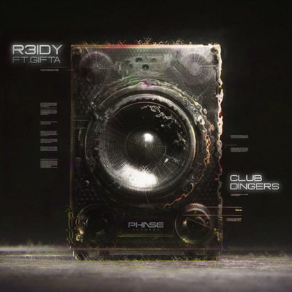 Club Dingers EP album by R3IDY - Drum and Bass Cover Art