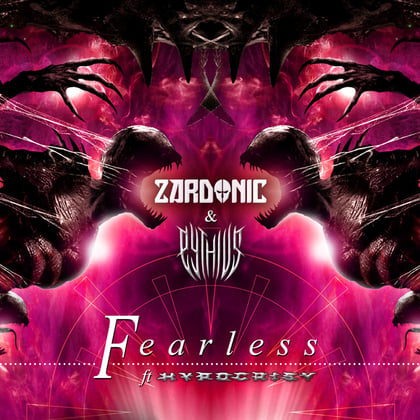 Fearless album by Zardonic & Pythius - Drum and Bass Cover Art