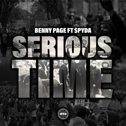 Serious Time album by Benny Page & MC Spyda - Drum and Bass Cover Art