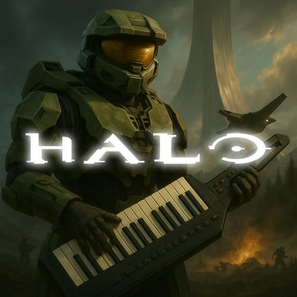 Halo Theme (DnB Version) album by John B - Drum and Bass Cover Art