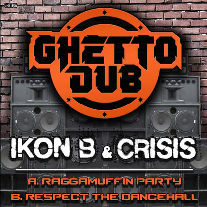 Respect The Dancehall / Raggamuffin Party album by Ikon-B - Drum and Bass Cover Art
