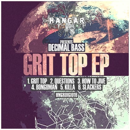 Grit Top EP album by Decimal Bass - Drum and Bass Cover Art