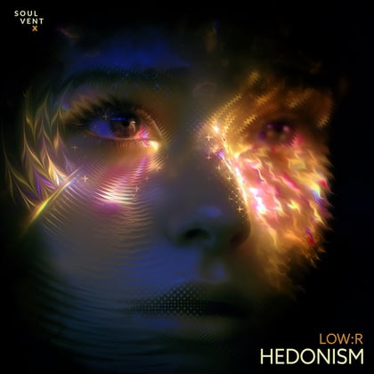 Hedonism album by Low:r - Drum and Bass Cover Art