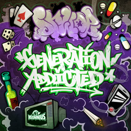 Generation Addicted album by Dr Woe - Drum and Bass Cover Art
