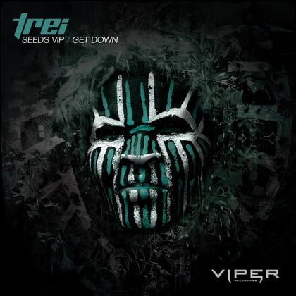 Seeds VIP / Get Down album by TREi & Jungle Fever - Drum and Bass Cover Art