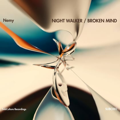 Night Walker / Broken Mind album by Nemy - Drum and Bass Cover Art