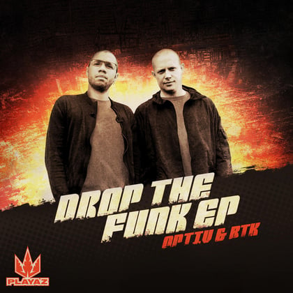 Drop the Funk EP album by Optiv - Drum and Bass Cover Art